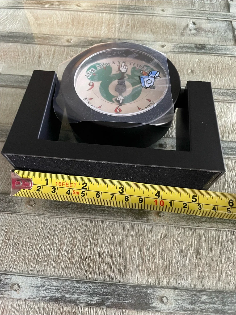 Vintage Disney Mickey Environmentality Desk Clock